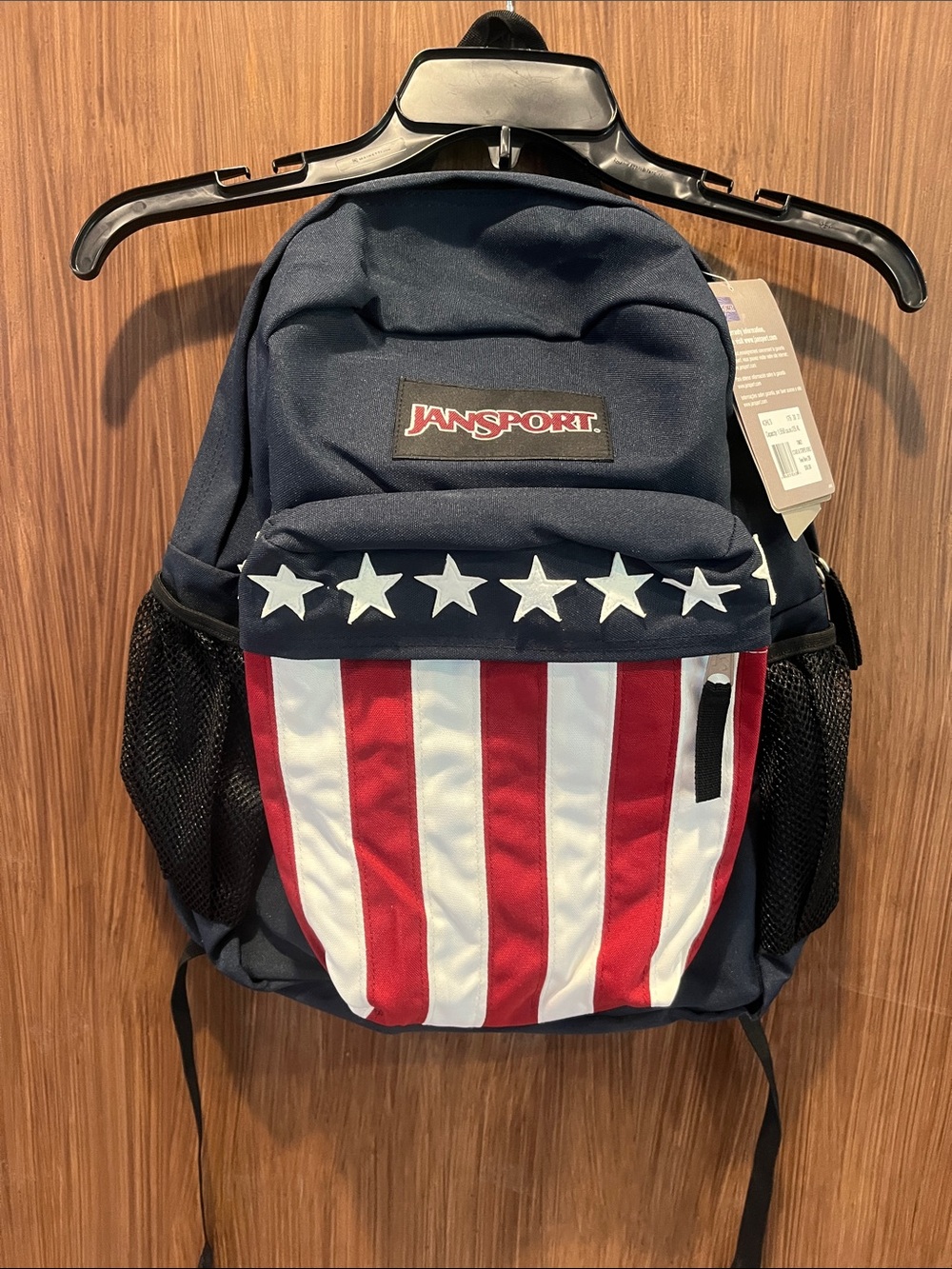 JanSport Stars and Stripes American Flag Backpack NWT